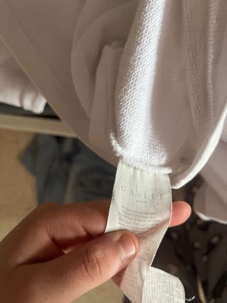 Felpa Gaelle bianca con stampa