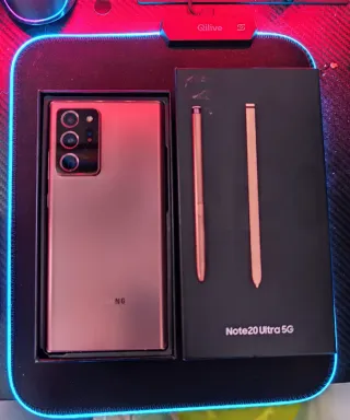 Samsung Note 20 Ultra 5G 256GB Dorado in perfette condizioni