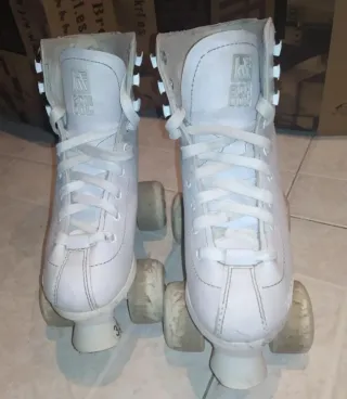 Patines Artísticos KRF Talla 33 Blancos