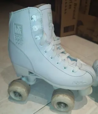 Patines Artísticos KRF Talla 33 Blancos