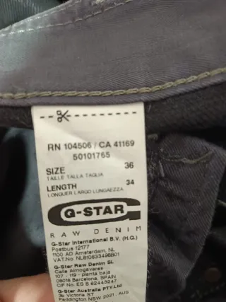 Pantalones vaqueros G-Star RAW azules