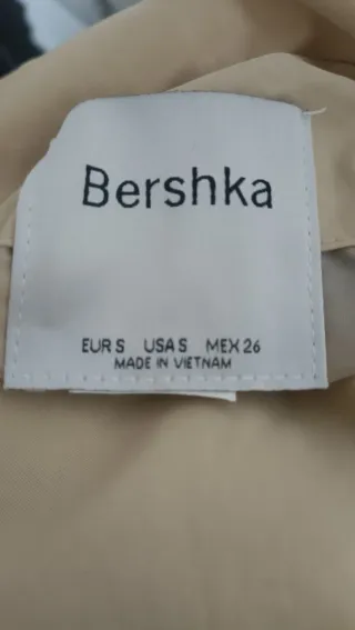 Chaleco reversible invierno beige/morado