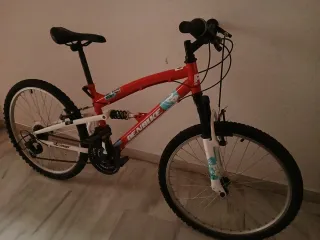 Bicicleta Montaña y Ciudad DENBIKE Roja