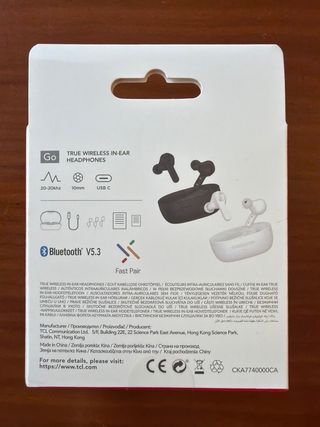 Auriculares TCL Moveaudio Go