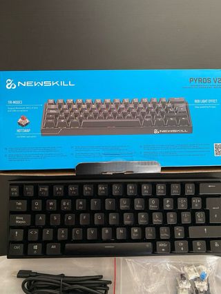 Newskill Pyros V2 Teclado Mecánico 60% Negro