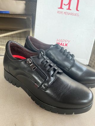 Pepe Menargues Piel Negro Talla 36