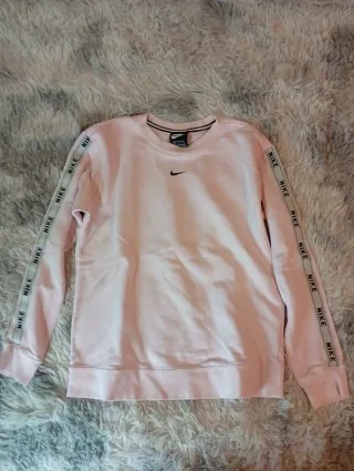 Felpa Nike Rosa Pastello Girocollo Taglia S