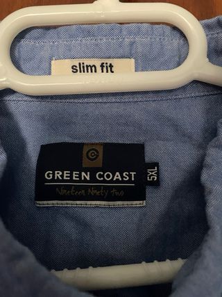 Camisa de vestir azul Green Coast