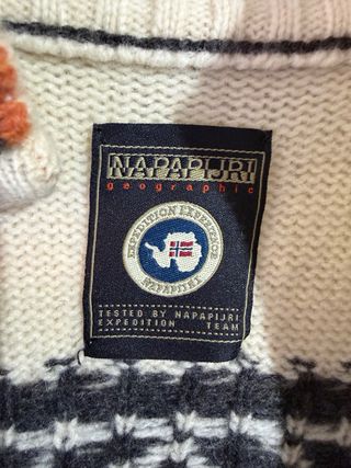 Maglione Napapijri Beige e Nero