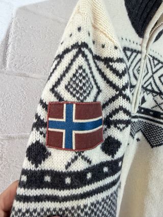 Maglione Napapijri Beige e Nero