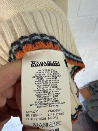 Maglione Napapijri Beige e Nero