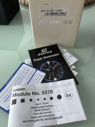 Reloj Casio Edifice Cronógrafo