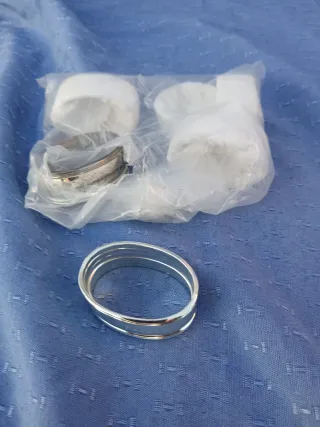 Servilleteros Metálicos Plateados