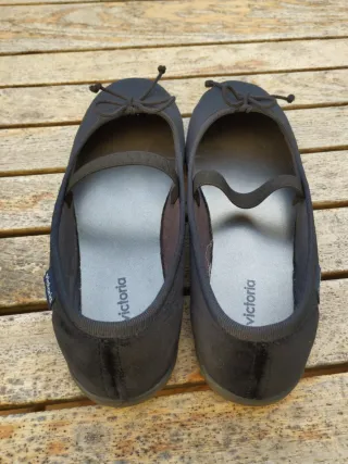 Manoletinas Victoria Negras Talla 37