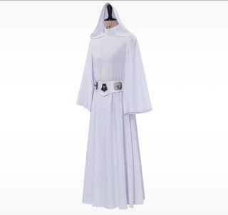 Vestido Disfraz Princesa Leia Blanco