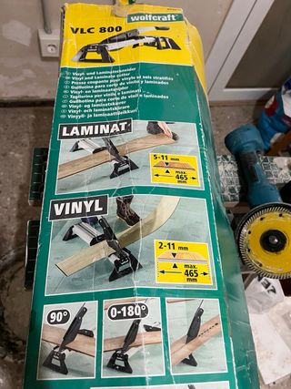 Guillotina suelo laminado Wolfcraft