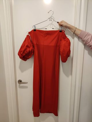 Vestido boda Miphai rojo Manuela