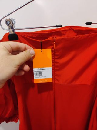 Vestido boda Miphai rojo Manuela