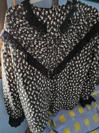 Blusa Salsa Estampada Corazones