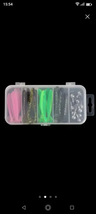 Señuelos de pesca cabeza plomada