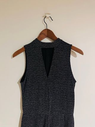 Mono corto fiesta plateado