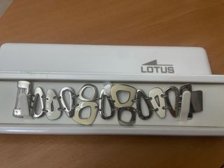 Pulsera Lotus Style Mujer Plata y Blanco