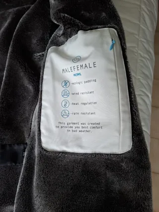 Parka donna bianca con cappuccio