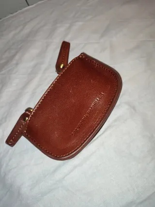 Monedero cuero Salvador Bachiller marrón