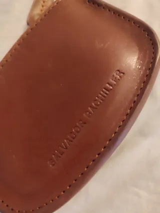 Monedero cuero Salvador Bachiller marrón