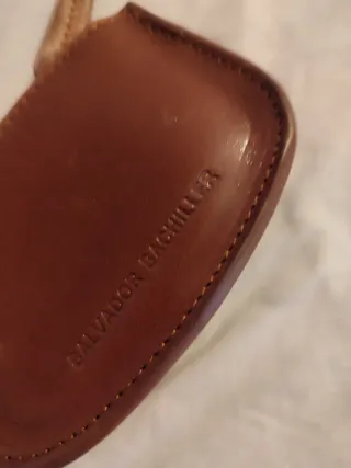 Monedero cuero Salvador Bachiller marrón