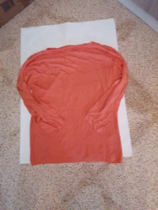 Maglioncino leggero donna arancione taglia M