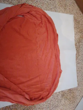 Maglioncino leggero donna arancione taglia M