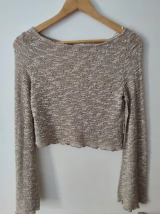 Blusa de punto abierto