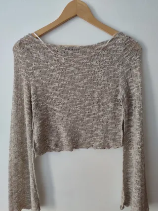 Blusa de punto abierto