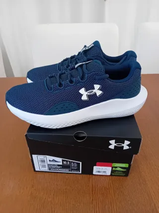 Zapatillas Under Armour Azul y Blanco