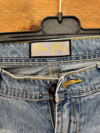 Vaqueros Mujer Desgastados con Bordado