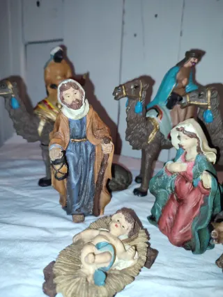 Figuras Belén Reyes Magos y animales