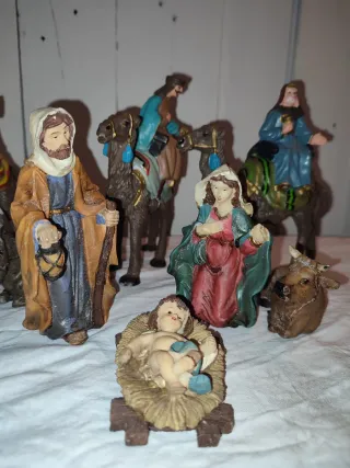 Figuras Belén Reyes Magos y animales