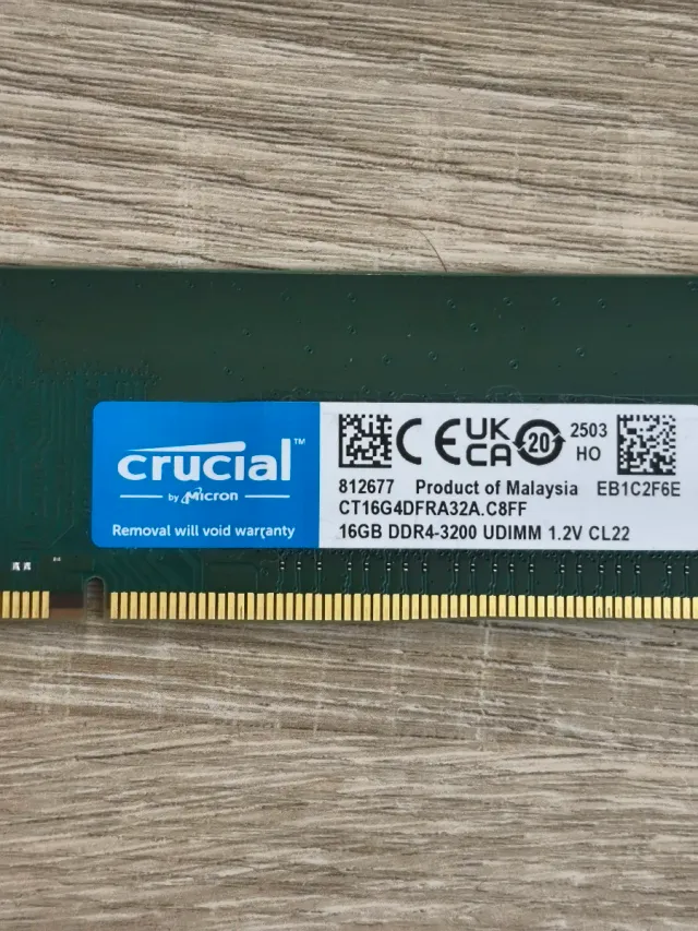 Crucial 16GB DDR4 3200MHz