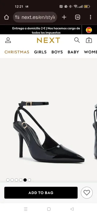 Tacones elegantes negros