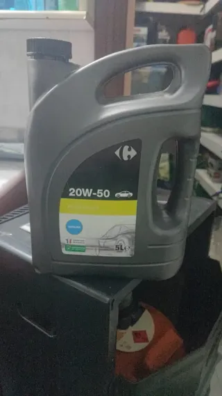 Aceite Coche 20W-50 Carrefour 5L