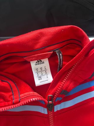 Chaqueta Adidas Roja Talla M