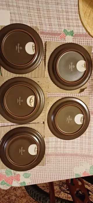 Lotto di 5 Piatti in Ceramica Pfalzkeramik Vintage