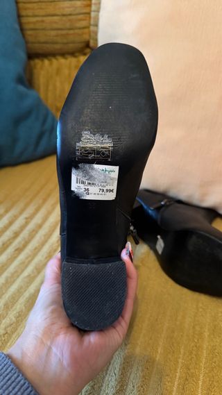 Botines Zendra Negros Talla 36