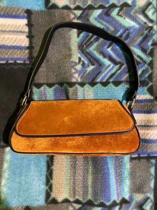 Borsa a spalla in velluto