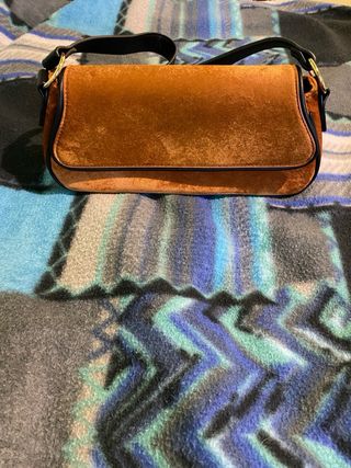 Borsa a spalla in velluto