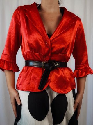 Blazer Delban Rojo Vintage
