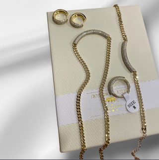 Conjunto Joyas chic con Circonitas