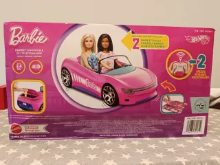 Barbie Coche Rosa Convertible Muñecas