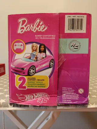 Barbie Coche Rosa Convertible Muñecas